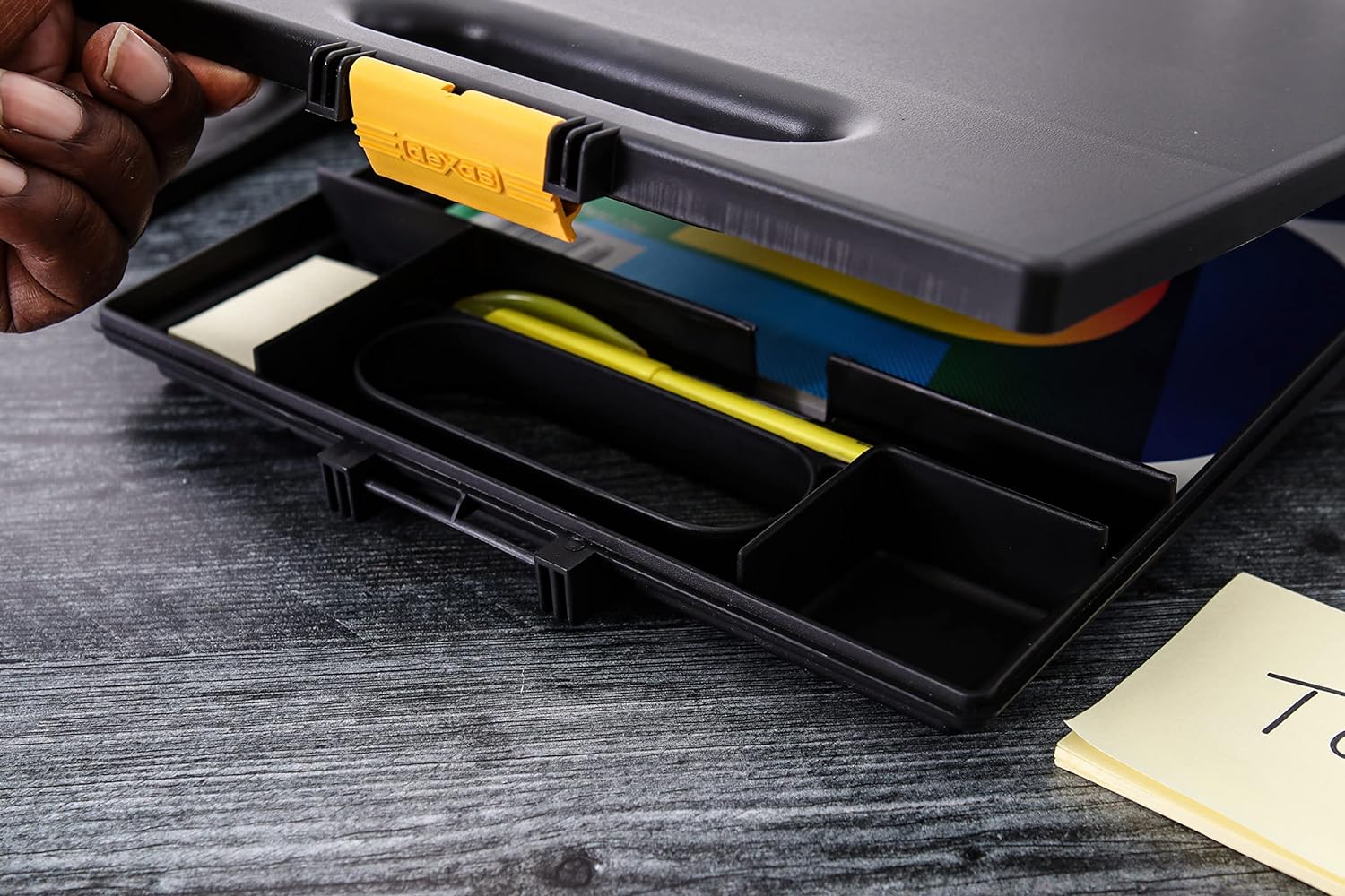 dexas-original-clipcase-con-chiusura-inferiore-portadocumenti-clip-per-fogli-a4- image 2