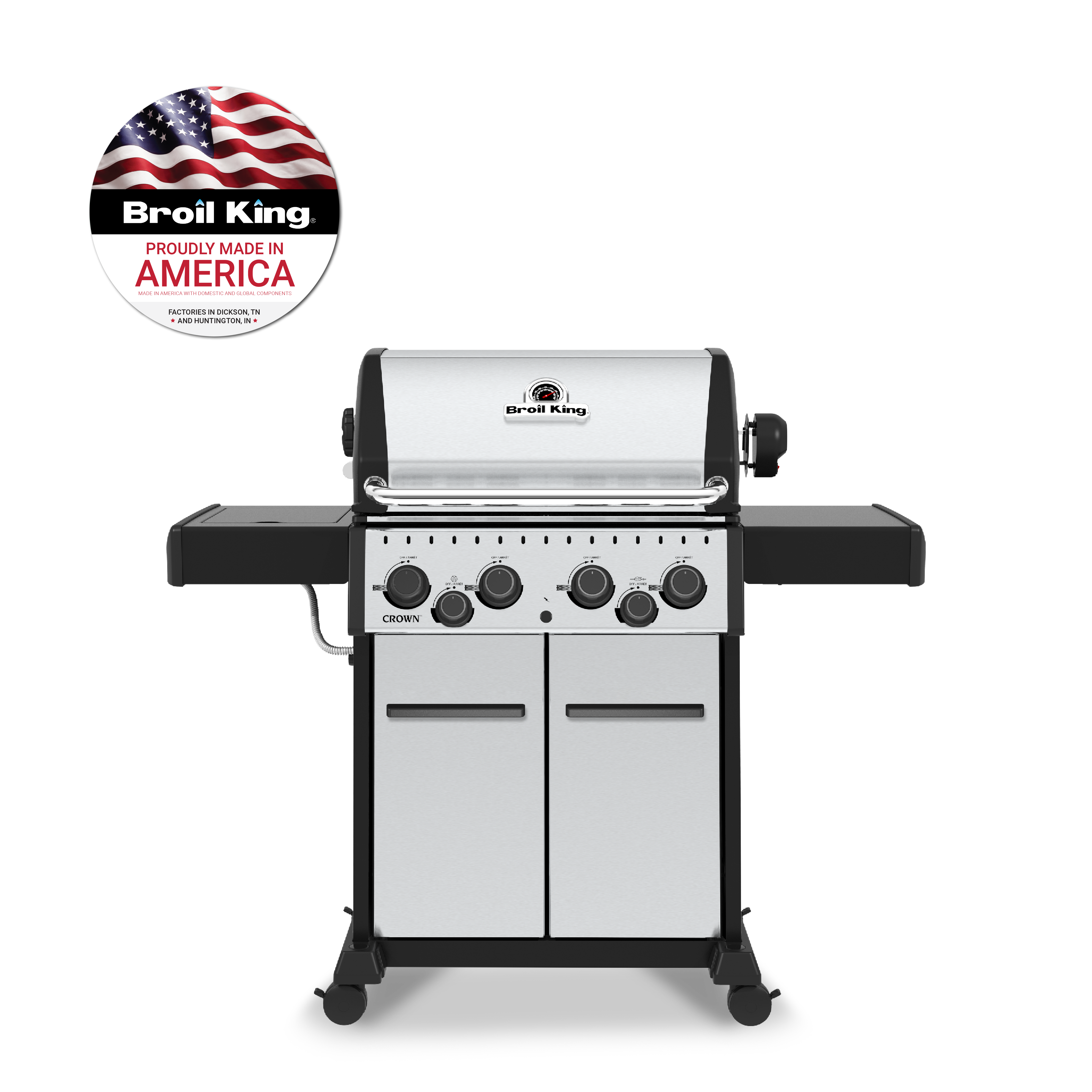 broil-king-crown-s-490-grill-a-gas-4-bruciatori-dual-tube-con-sistema-flav-r-wav image 1
