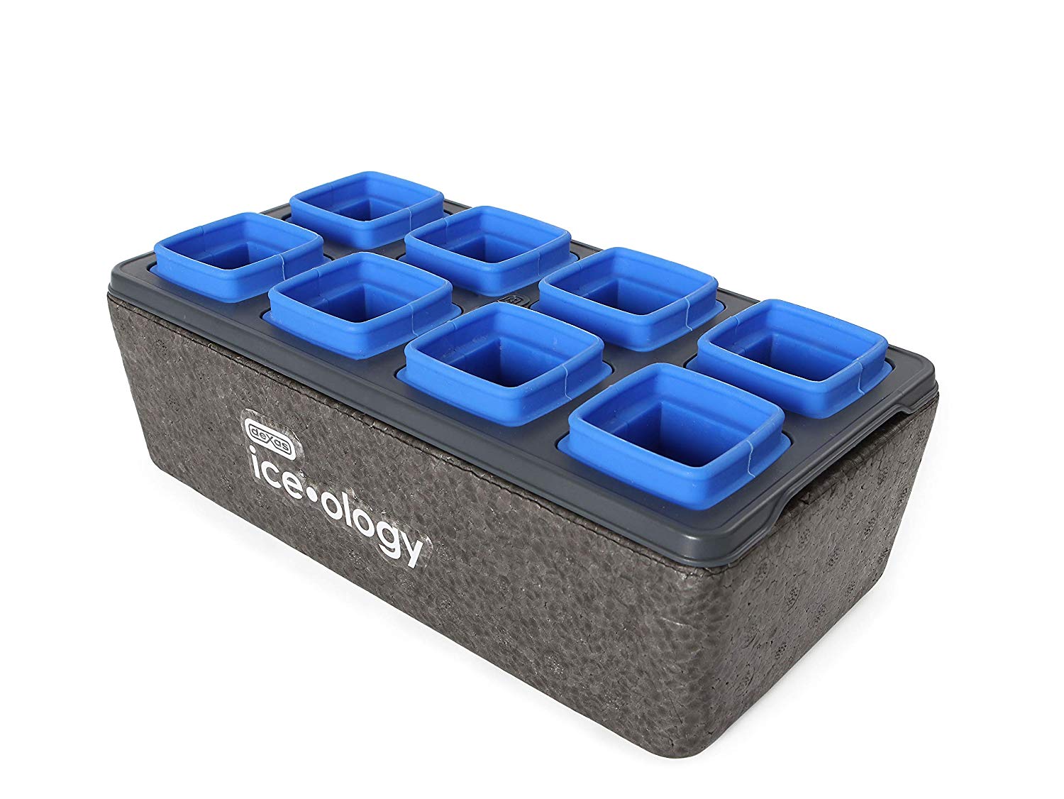 dexas-ice-ology-8-small-cube-stampo-per-cubetti-di-ghiaccio-trasparente-8-cubi-d image 2