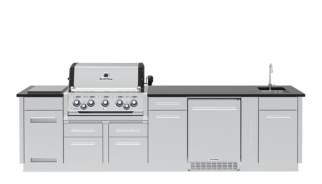 broil-king-imperial-s-690ih-barbecue-a-gas-per-isola-da-esterno-con-doppio-forno image 1