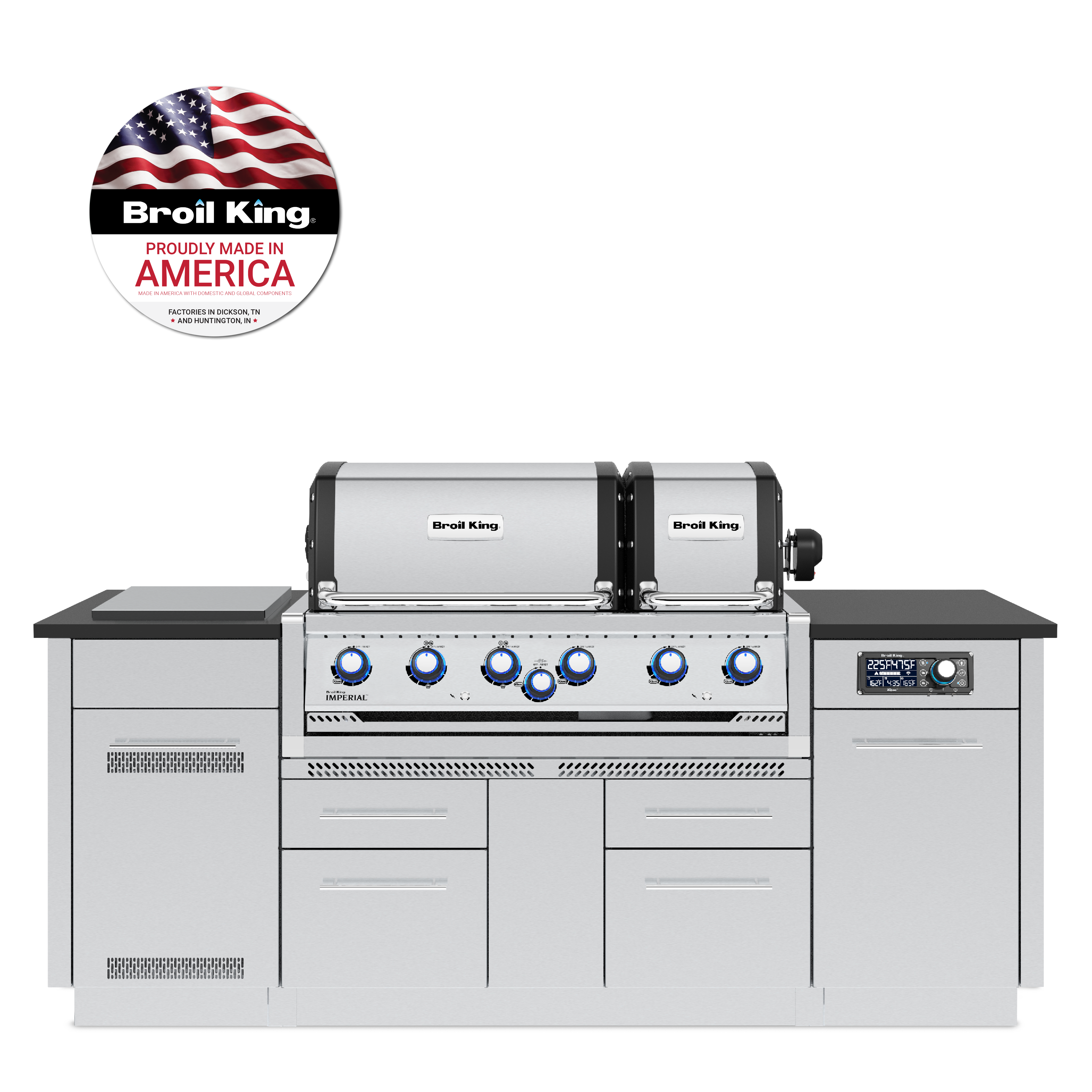 broil-king-imperial-qs-690i-grill-a-gas-isola-con-doppio-forno-6-bruciatori-dual image 1