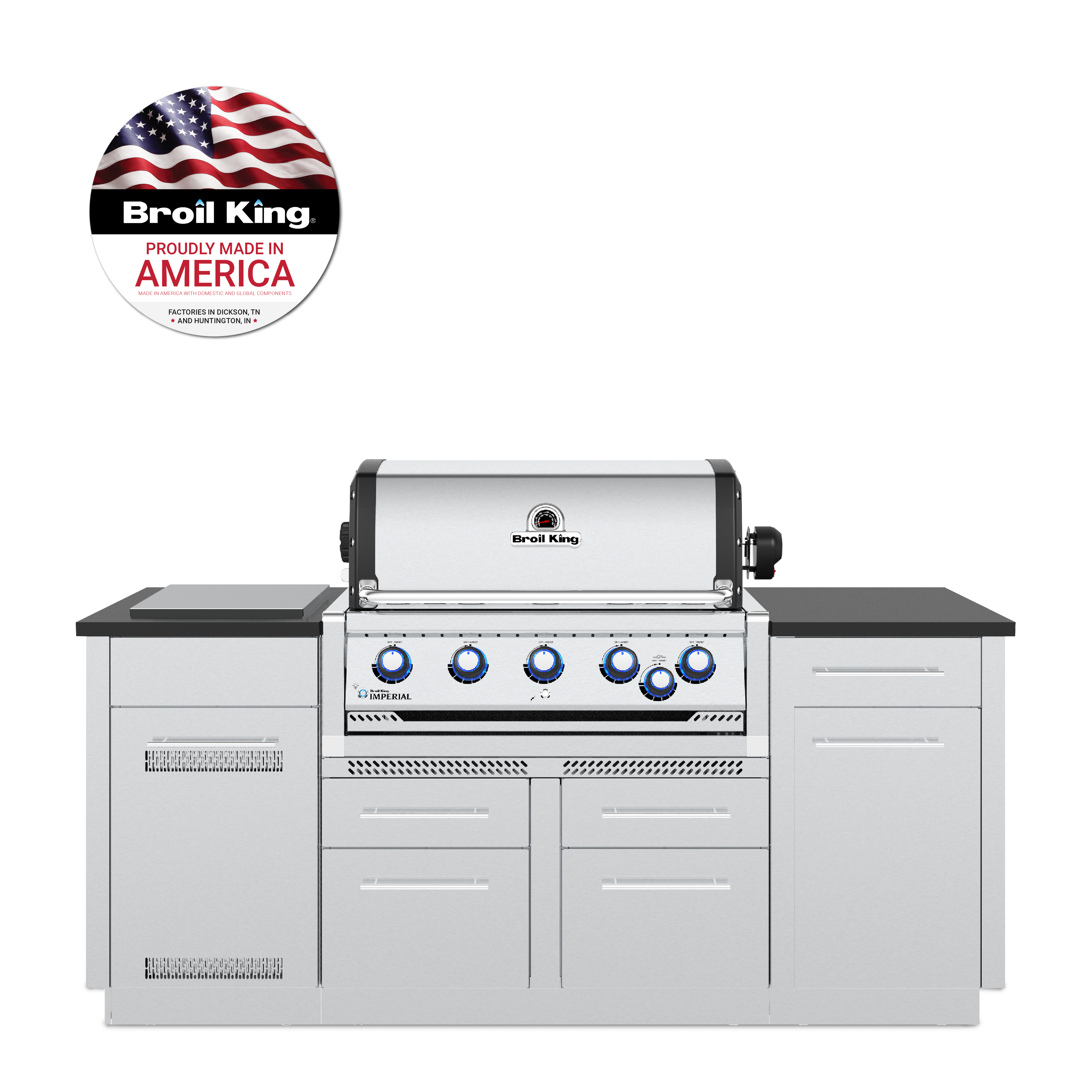 broil-king-imperial-s-590i-island-grill-barbecue-a-gas-da-incasso-con-5-bruciato image 1
