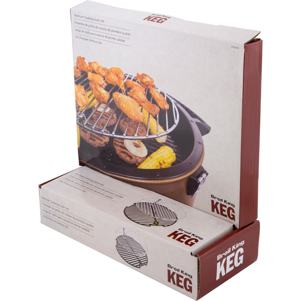 broil-king-premium-cooking-grate-set-set-di-griglie-in-ghisa-per-kamado-keg-con- image 3