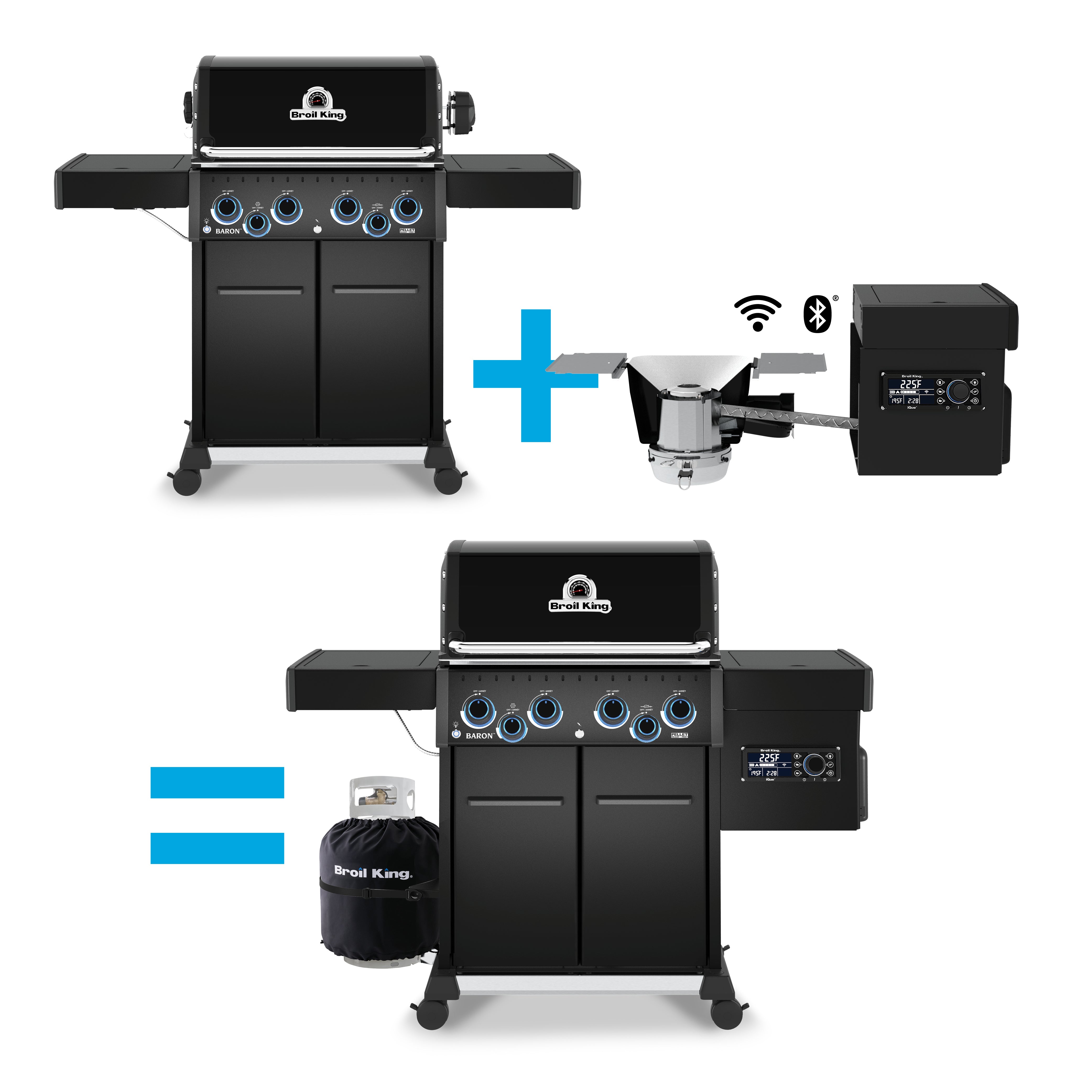 broil-king-baron-pellet-module-5-bruciatori-kit-di-conversione-dual-fuel-oem-con image 3