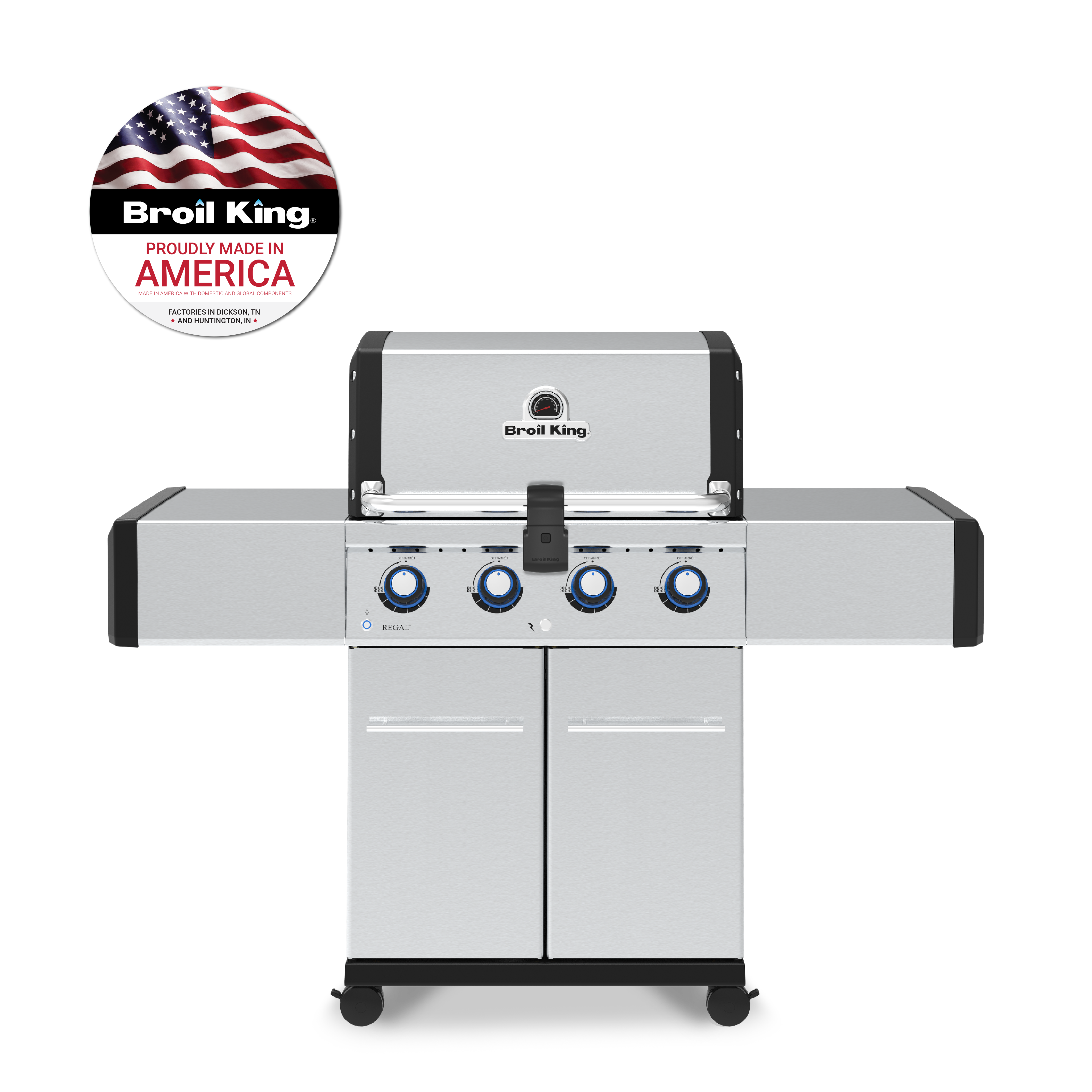 broil-king-regal-s-420-pro-barbecue-a-gas-in-acciaio-inox-con-4-bruciatori-dual- image 1