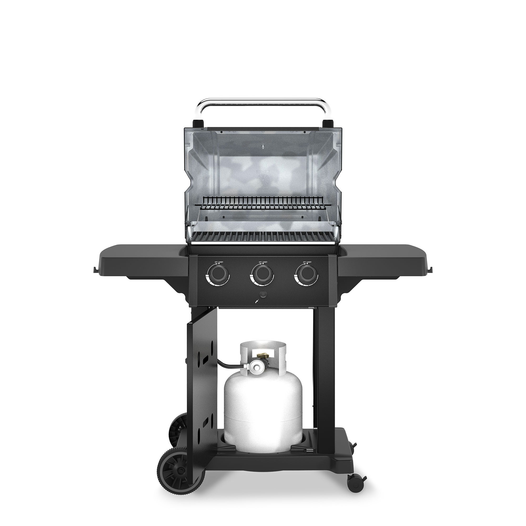 broil-king-royal-320-shadow-barbecue-a-gas-compatto-3-fuochi-dual-tube-30-000-bt image 2