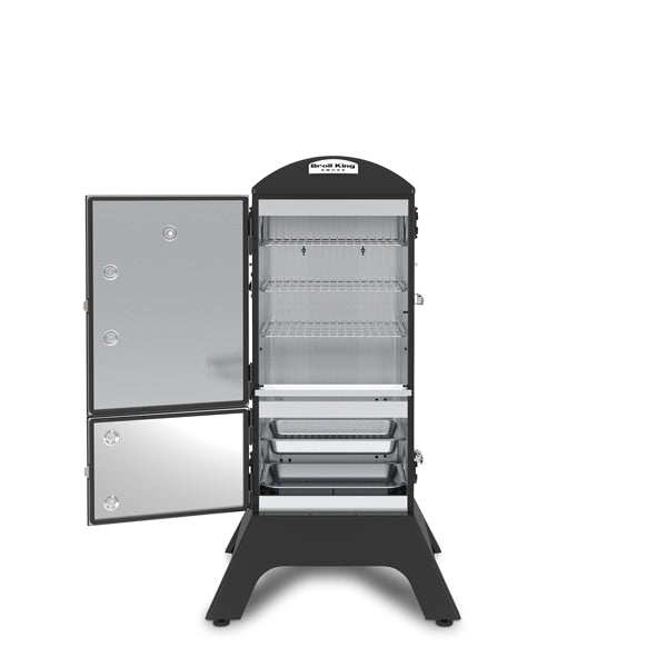 broil-king-charcoal-cabinet-smoker-affumicatore-a-carbone-verticale-da-770-polli image 2